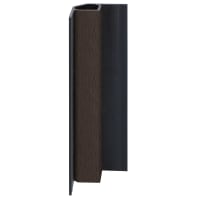 Keralit Inwendig Hoekprofiel 400cm Donkerbruin Classic Nerf