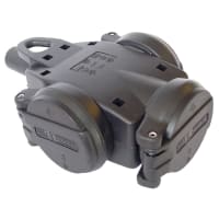 Connectra Hangcontactblok Volrubber 3V