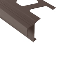 Schlüter BARA-RAK Balkonrandprofiel 50mm 250cm Alu Met Kleurcoating Zwartbruin RAK50SB