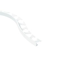 Schlüter SCHIENE-AC Decoratief Profiel Radius 10mm 250cm Alu Met Kleurcoating Zuiver Wit R/A100BW