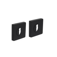 Intersteel Sleutelrozet Vierkant 55x55x10mm Zamak Zwart