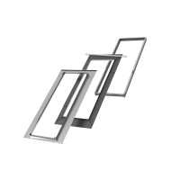 VELUX EDE PK19 2300 Gootstuk Staande Naad Zink BDX+BFX