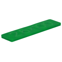 Milli-Max Glasblokje 5x26x100mm Groen 1000st