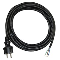 Vetec Aansluitsnoer 3x2,5mm² Kabellengte 10m H07RN-F Met Stekker Zwart