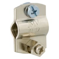 Aardklem 1/8" 10-12mm Vernikkeld