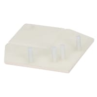 Keralit Eindkap Uitwendig Rechthoekverbindingsprofiel Creme Classic Nerf