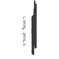 Keralit Eindkap En Connector Rechts 2814 Nightblack Pure Mat RAL 9005 5st