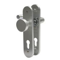 Nemef Deurkruk 3253 FP D-Model Linkswijzend Aluminium F1 Paar