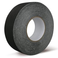 TechnoTape Compact Spinvlies Tape Polypropyleen 75mm 25m Zwart
