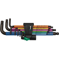 Wera Stiftsleutelset 950/9 SB Blacklaser Multicolour 1 Inbus 9-Delig