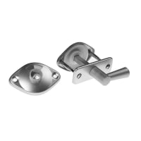 Nemef WC-Insteekgrendel Serie 2661 Aluminium F1 50mm