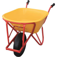 Kelfort Stratenmakerskruiwagen 85L 4ply Luchtband Geel