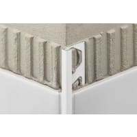 Schlüter QUADEC-AC Decoratief Profiel Radius 11mm 300cm Alu Met Kleurcoating Zuiver Wit Mat R/Q110MBW/300
