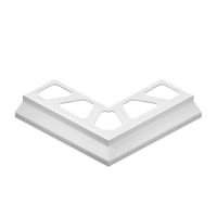 Schlüter BARA-RKB Buitenhoek 90 Graden 3mm Alu Met Kleurcoating Zuiver Wit E90/RKB3BW
