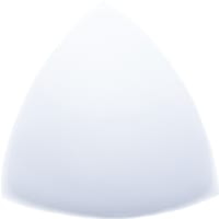 Hoek Studio Angulo Cubrecanto Snow Cap 2,5x2,5cm Glanzend