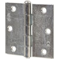 Oxloc Scharnier Rechte Hoeken 76x76mm Elektrolytisch Verzinkt 1st
