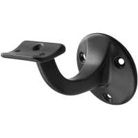 Hermeta Leuninghouder 3500-70E 65mm Hol Schroefgat Aluminium Zwart