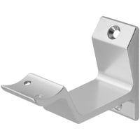 Hermeta Leuninghouder 3542 65mm Hol Schroefgat Naturel Aluminium