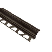 Schlüter DILEX-AHK Holplintprofiel 8mm 250cm Alu Structuur Gecoat Donker Antraciet AHK1S80TSDA
