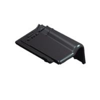 Monier Postel Orage Gevelpan Rechts Antraciet Vol Donker Engobe