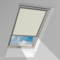Fakro Verduisterend Rolgordijn ARF NE Z-Wave II 78x140cm Elektrisch Exclusief Afstandsbediening Voeding En Connect Set Kleur Gebroken Wit (053)