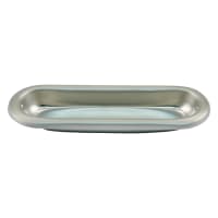 Impresso Schuifdeurkom Ovaal 75x23mm Chroom Kleurig