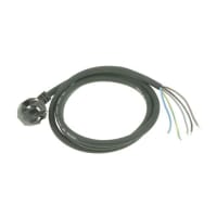 Aansluitsnoer 5x1.5mm² Kabellengte 2m H07RN-F Met Stekker Zwart