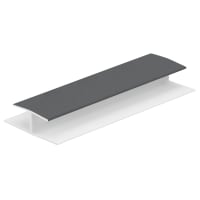 Keralit Verbindingprofiel 10mm 260cm Antraciet Classic Nerf 7016