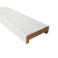 MDF Gibodekker Wit 28x94mm 280cm Wand 7cm FSC Mix 70%