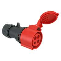 Contrastekker Kracht 3P-A 32A Rood