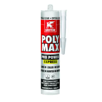 Griffon Poly Max Pro Power Express Lijmkit 300gr Transparant