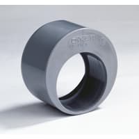 Dyka PVC Verloopring 90x75mm Excetrisch Lijmmof/Spie Grijs