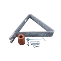 Deurvanger 55 Graden Inclusief Bevestigingsmateriaal Verzinkt