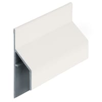 Keralit Trim/Kraal Aansluitprofiel 17mm 600cm Wit Classic Nerf