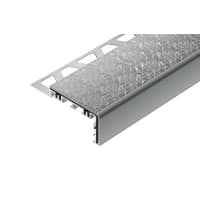 Schlüter TREP-V60 Draagprofiel R10 12,5mm 150cm Alu Bruut Mat Geanodiseerd Lichtgrijs TVL60HG125/150