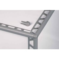 Schlüter RONDEC-PRG Uitwendige Hoek Voor Decoratief Wandafsluitprofiel 12,5mm PVC Zuiver Wit E/PRG125BW
