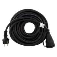 Verlengsnoer 3x1,5mm IP44 Randaarde 20 Meter Neopreen Zwart 5520431