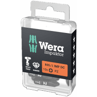 Wera Bitset Impaktor 25mm PZ-3 10-Delig
