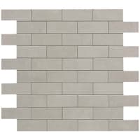 Mozaiektegel Berlin Pearl Minibrick 30.5x30.5cm 8.5mm Mat Gerectificeerd