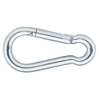 DX Karabijnhaak 100x10mm Verzinkt