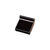 Kloosterwaard Raamdorpel 10cm Zwart Hoogglans 20mm Kering