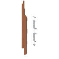 Keralit Eindkap En Connector Links 2814 Bruin Redceder Classic Nerf 5st
