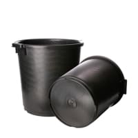 Kreuwel speciekuip-mengkuip 35 liter Zwart 40x40cm