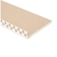 Dagkantgipsplaat 12,5mm 40x260cm Met Stalen Hoekbeschermer