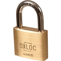 Oxloc Hangslot Verschillend Sluitend 40mm Staal Met 2 Sleutels