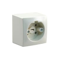 Perilex Opbouw Contactdoos 16A Creme 0137220