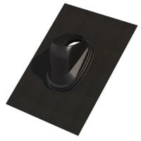 Ubbink Dakdoorvoerpan Ubiflex 131mm 500x500mm 25-45 Graden Zwart