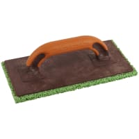 Super Prof Schuurspons Middelgrof 280x140x10mm Met SuperSoft Handgreep Groen