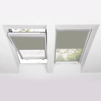 Fakro Verduisterend Rolgordijn ARF Z-Wave Solar II 55x98cm Elektrisch Exclusief Afstandsbediening Kleur Donkerbeige (227)
