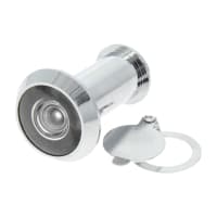 Deurspion Kijkhoek 200° Verchroomd